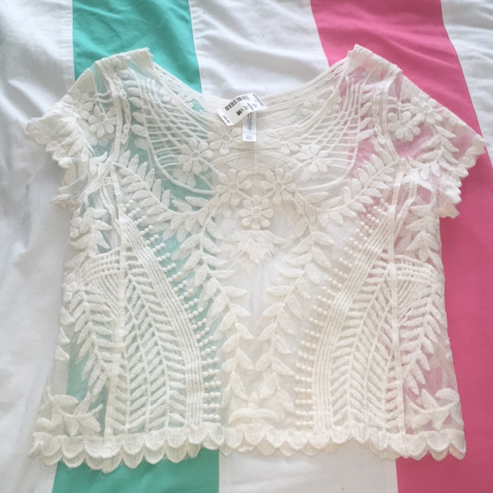Aeropostale white sheet top - Picture 1 of 3